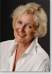 Foto: Heike Samel bei ihrer Lesung auf der Leipziger Buchmesse 2010