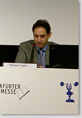 Foto: Buchmesse Aktuell. Pressekonferenz Michael Cader
