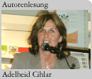 Foto: Autorin Adelheid Cilhar bei ihrer Lesung auf der Frankfurter Buchmesse 2007