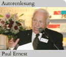 Foto: Autor Paul Ernest bei seiner Lesung auf der Frankfurter Buchmesse 2007