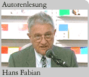 Foto: Autor Hans Fabian bei seiner Lesung auf der Frankfurter Buchmesse 2007