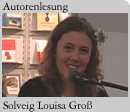 Foto: Buchmesse Aktuell. Autorin Solveig Louisa Gro&szlig;