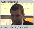 Foto: Buchmesse Aktuell. Autor Aleksandar Jovanovic