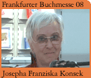 Foto: Autorin Josepha Franziska Konsek bei ihrer Lesung auf der Frankfurter Buchmesse 2008