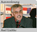 Foto: Autor Axel Luedtke bei seiner Lesung auf der Frankfurter Buchmesse 2007