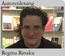 Foto: Buchmesse Aktuell. Autorin Regina Rinaku