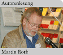 Foto: Autor Martin Roth bei seiner Lesung auf der Frankfurter Buchmesse 2007