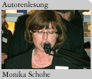 Foto: Autorin Monika Schohe bei ihrer Lesung auf der Frankfurter Buchmesse 2007