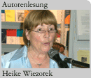 Foto: Autorin Heike Wiezorek bei ihrer Lesung auf der Frankfurter Buchmesse 2007