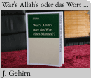 Foto: War's Allah's oder das Wort eines Mannes??